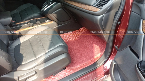 Thảm lót sàn ô tô 5D 6D Honda CRV giá gốc tận xưởng Hà Nội và TPHCM, bảo hành trọn đời